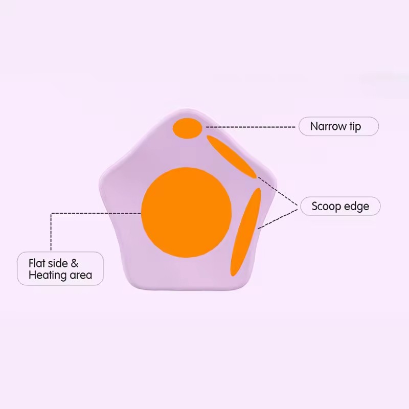 Silicone Breast Massager - Waterproof Warming