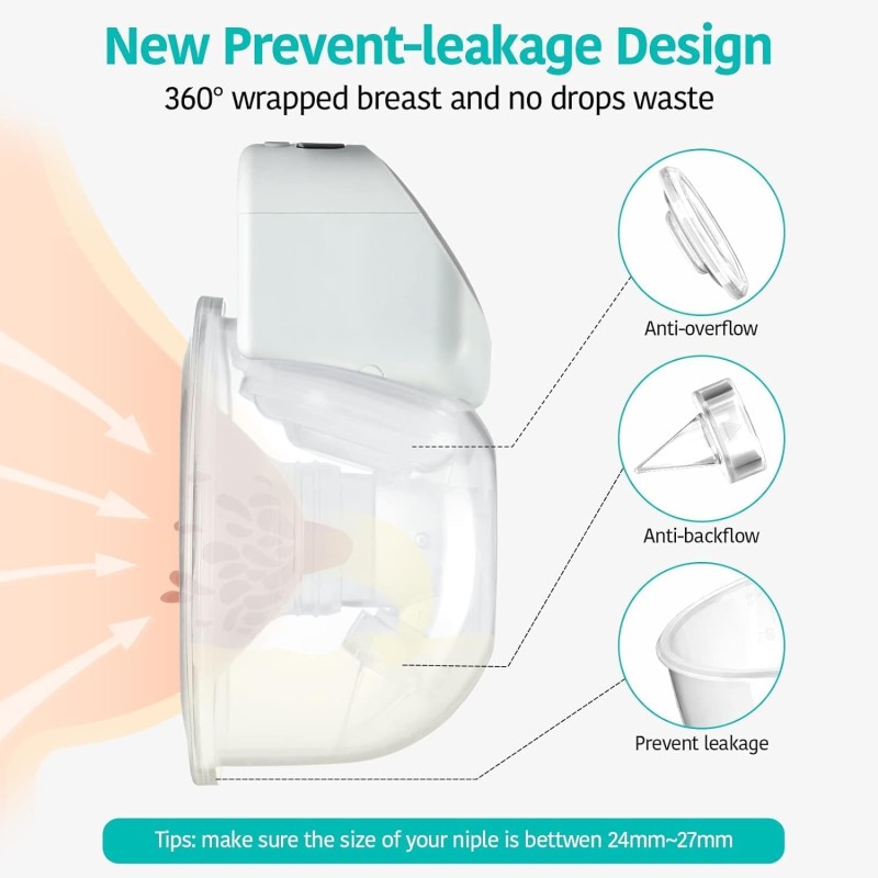LED Breast Pump - Wearable Hands Free Supplier