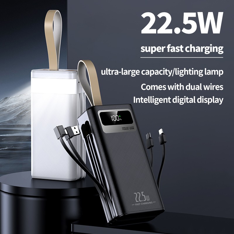 High Capacity Power Bank - 50000mAh LED