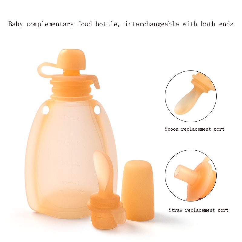 Baby Food Pouch - Reusable Leak Proof