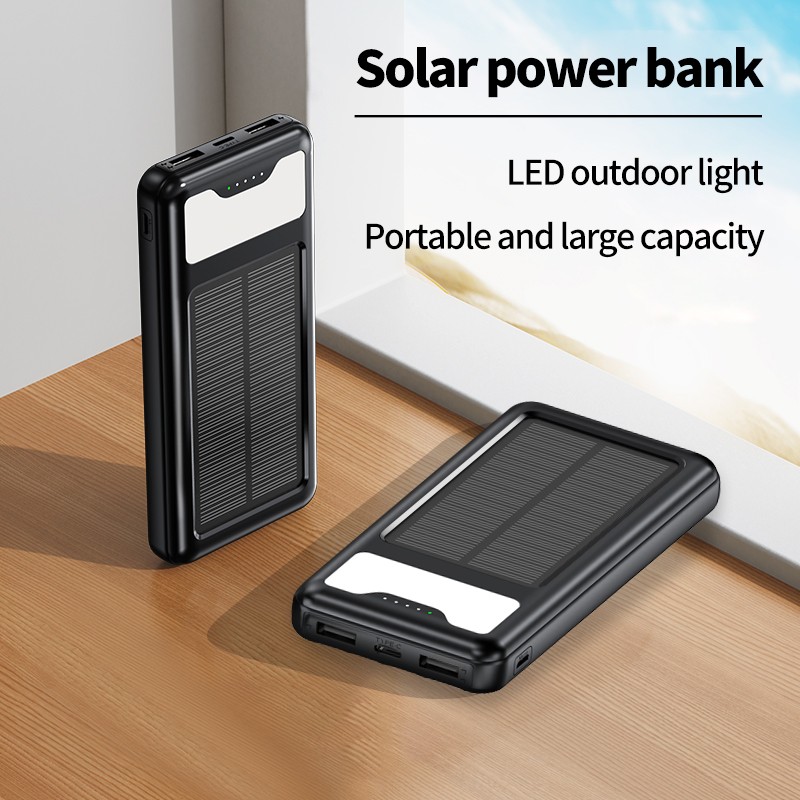 Solar Power Bank - 10000mAh Portable