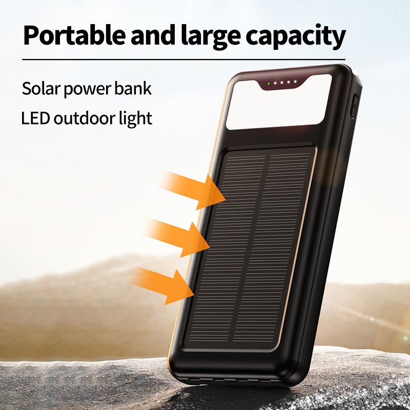 Ultra Thin Power Bank - Solar Emergency Cable