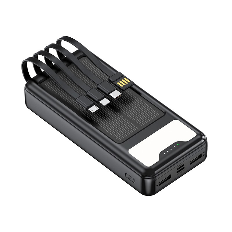 Ultra Thin Power Bank - Solar Emergency Cable