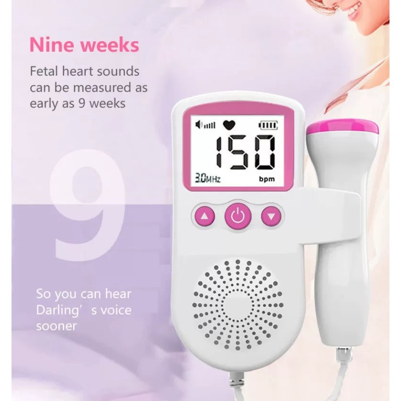 Fetal Doppler - Portable Ultrasound Monitor