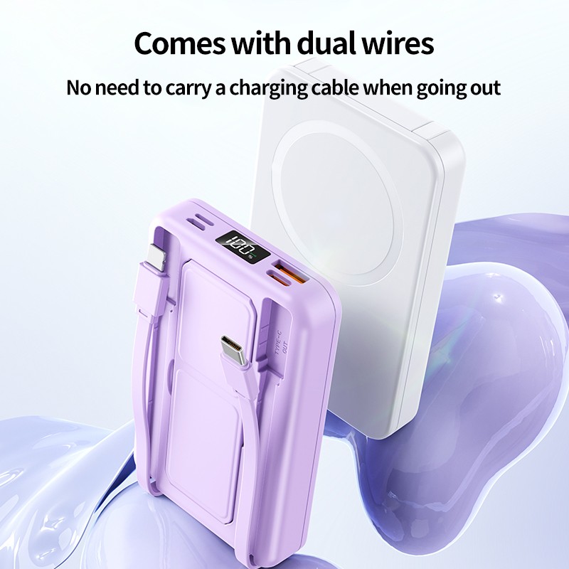 Wireless Power Bank - 10000mAh Fast Charging