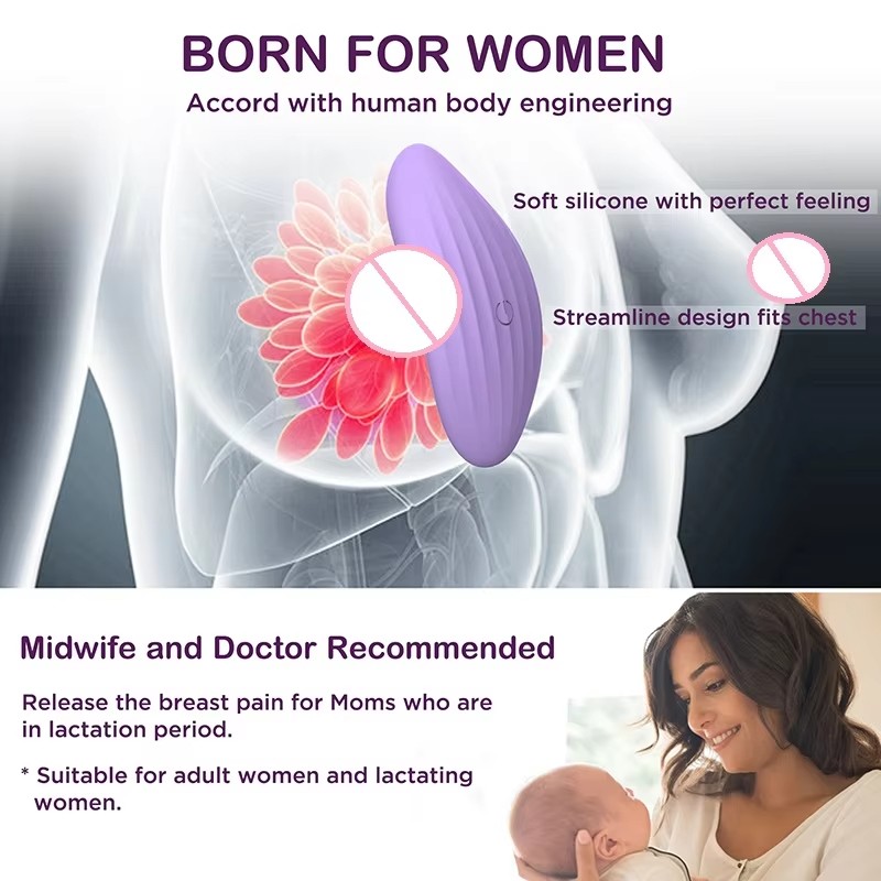 Waterproof Massager - Warming Lactation Care