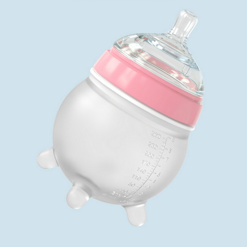 Silicone Baby Bottle - Anti Colic Feeding