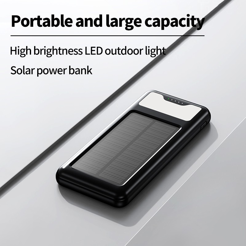 Solar Power Bank - 10000mAh Portable