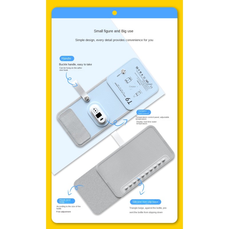 Portable Bottle Warmer - Thermostat Fast Heating