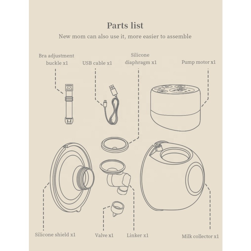 Hands Free Pump - Smart Portable Electric