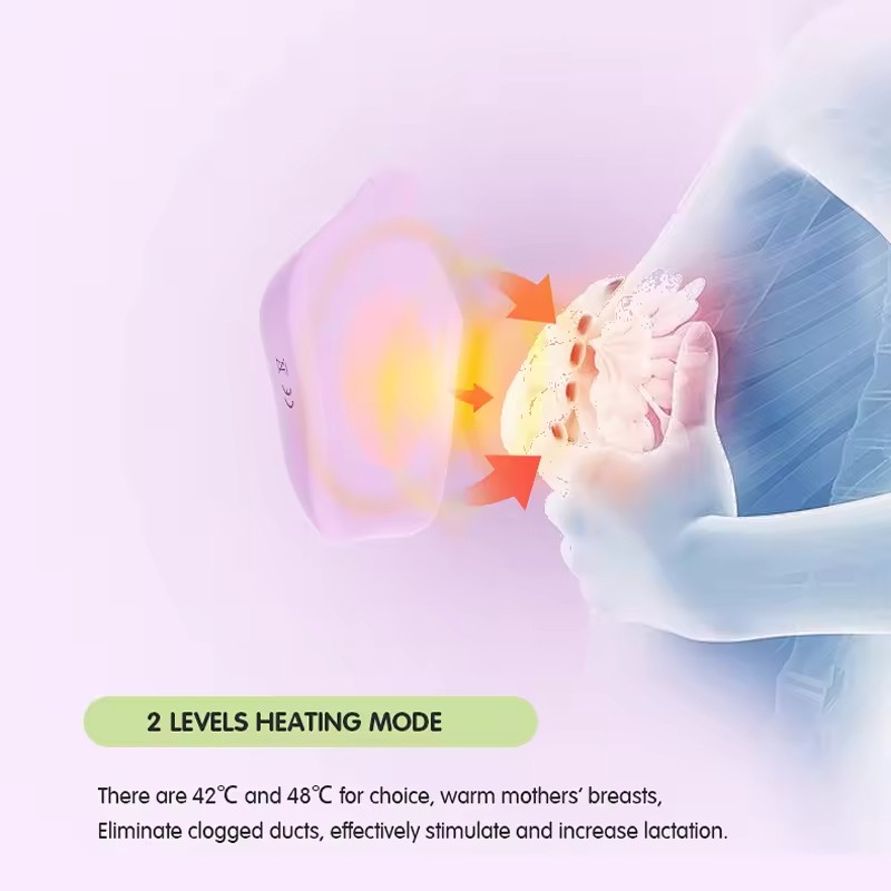 Breast Massager - Electric Vibrator Warming