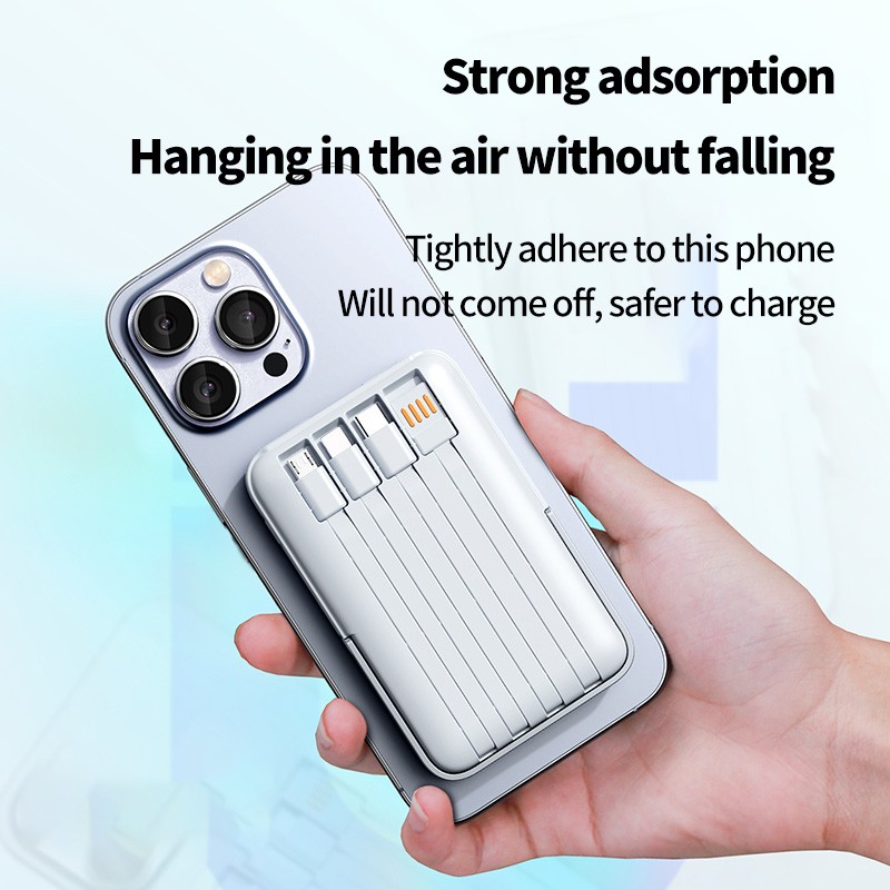 Magnetic Power Bank - 10000mAh Wireless