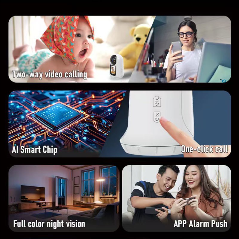 Wireless Baby Monitor - APP Control 1000ft