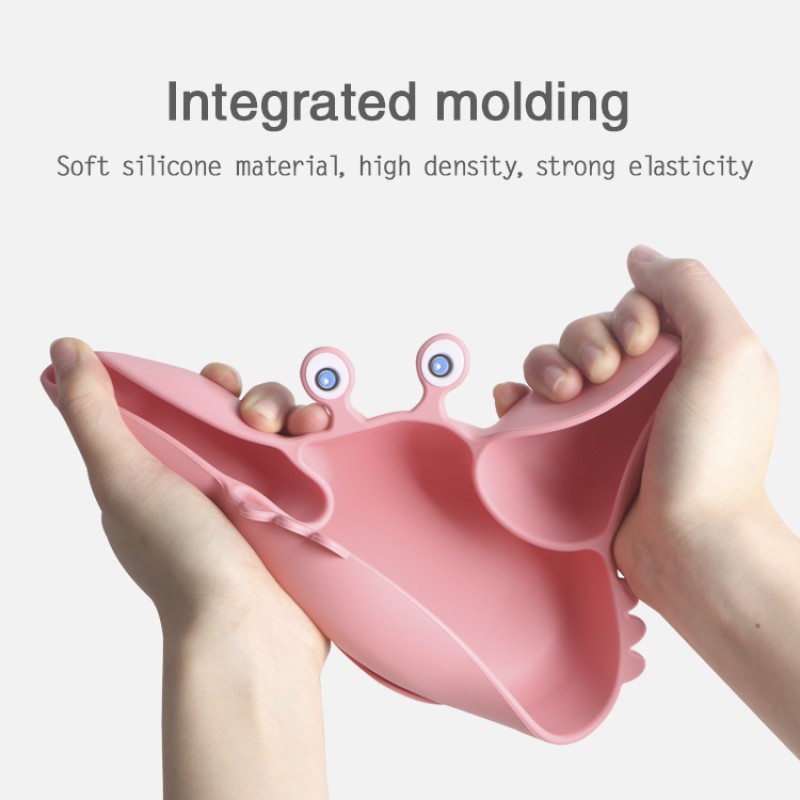 Baby Feeding Set Manufacturer - Hot Style Easy to Wash Non-Toxic Silicone Dish Plate Dishwasher Safe