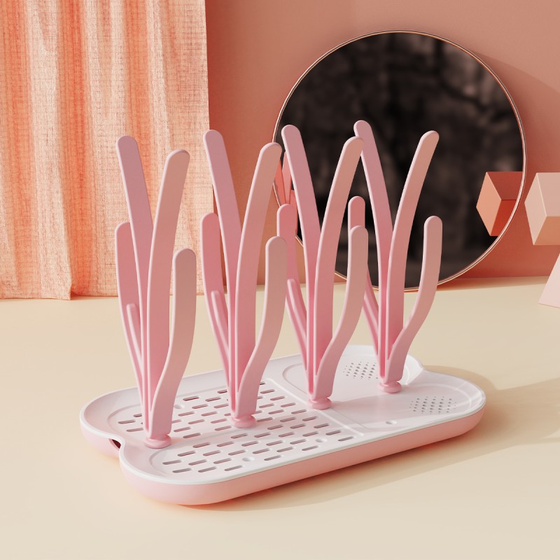 Baby Bottle Drying Rack Manufacturer - New Hot Selling Vertical Portable Foldable Kitchen Dryer Rack