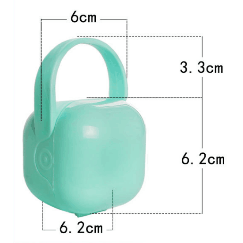 Pacifier Box Manufacturer - OEM Manufacturing BPA Free PP Plastic Cartoon Pattern for 0-12 Months