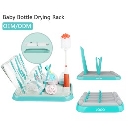 Baby Bottle Drying Rack Manufacturer - Wholesale Multifunctional Foldable Plastic Portable with Brush