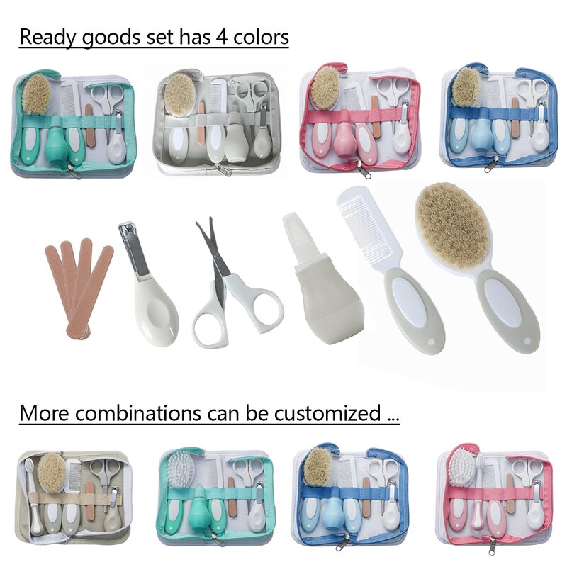 Baby Nursery Care Kit Manufacturer - Wholesale Healthcare Grooming Kit Brush Comb Set for Infant