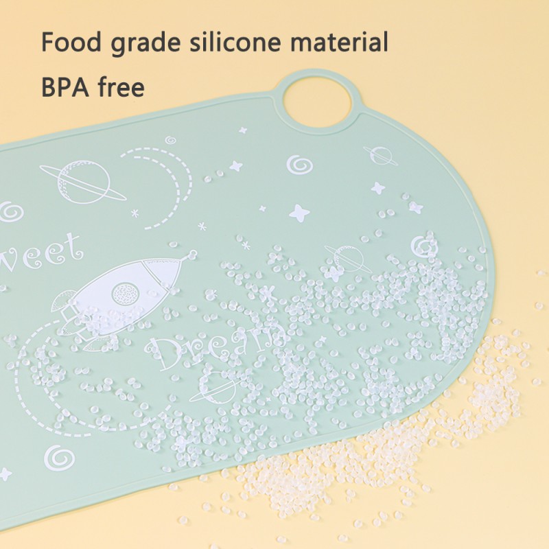 Baby Placemats Manufacturer - Custom Anti Scalding Non Slip Luxury Round Silicone for Kids