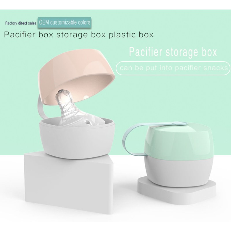 Baby Pacifier Case Manufacturer - Customizable Multi-colored PP Plastic Nipple Accessories