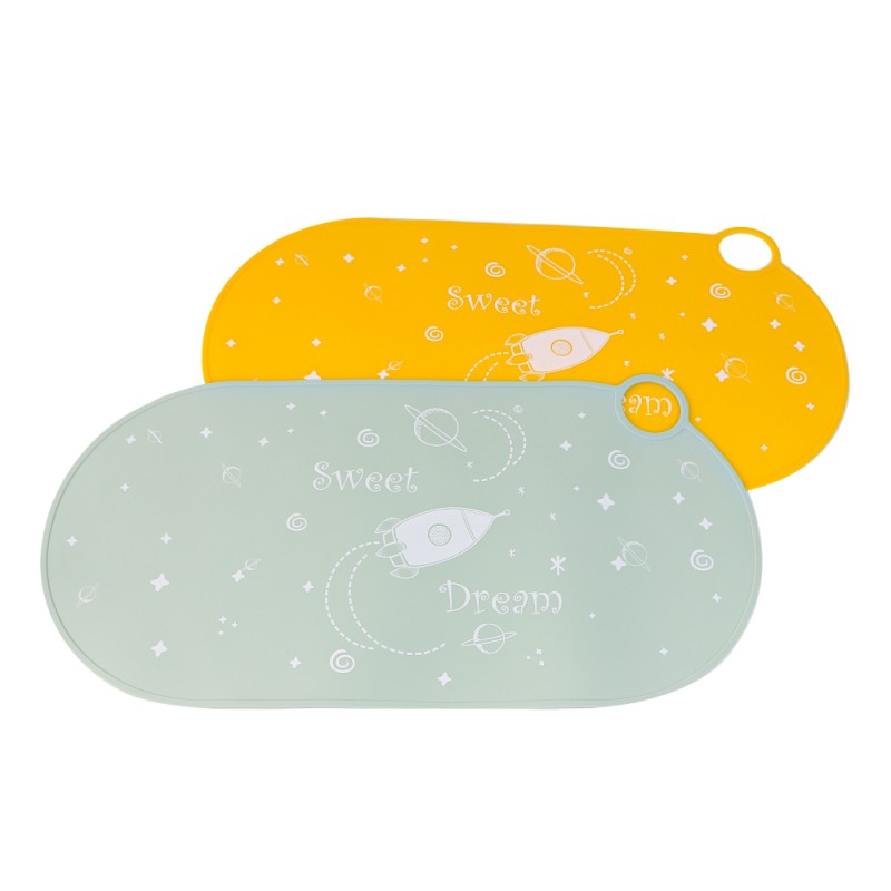Baby Placemats Manufacturer - Custom Anti Scalding Non Slip Luxury Round Silicone for Kids