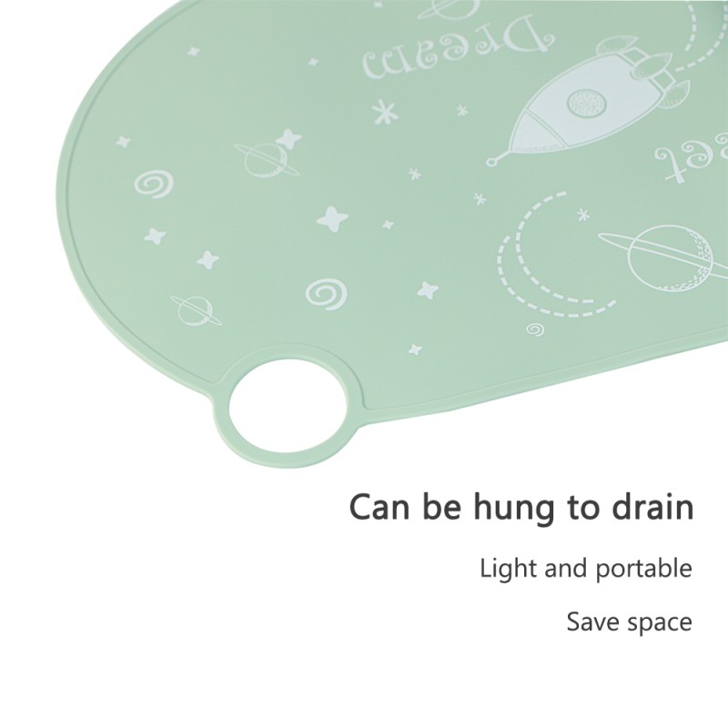 Baby Placemats Manufacturer - Custom Anti Scalding Non Slip Luxury Round Silicone for Kids