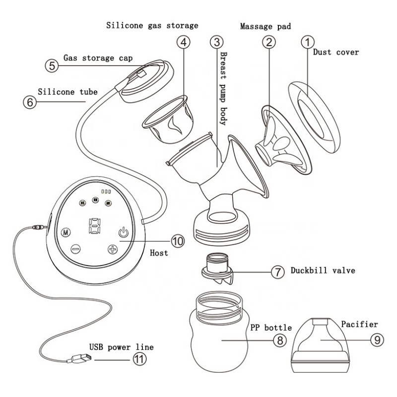 Electric Breast Pump Manufacturer - Electronic Breastfeeding Hands Free Portable Wireless for Mom
