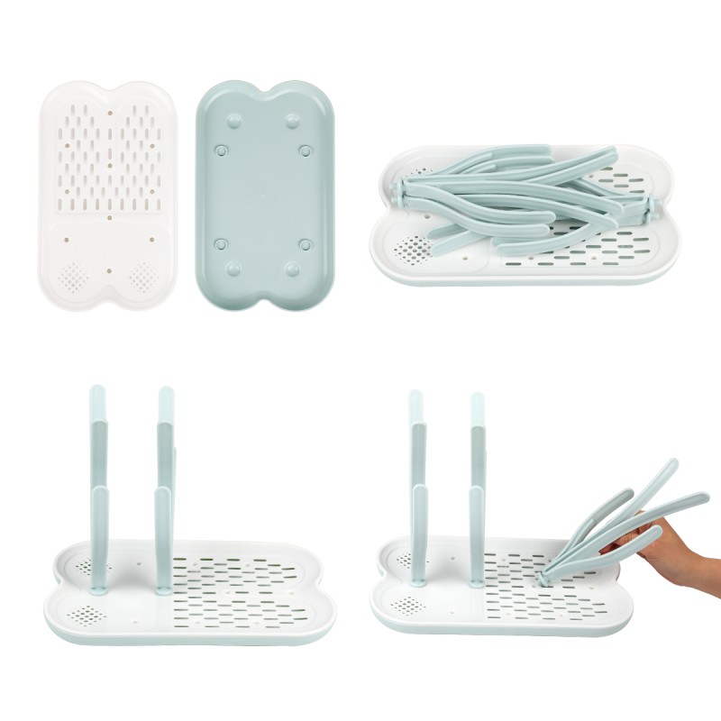 Baby Bottle Drying Rack Manufacturer - New Hot Selling Vertical Portable Foldable Kitchen Dryer Rack