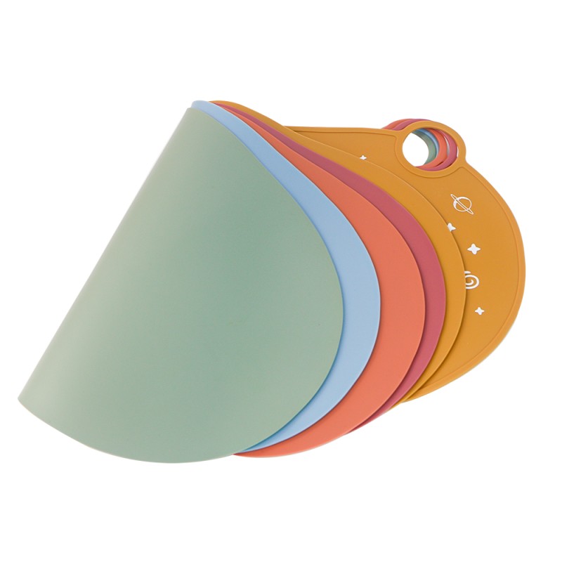 Baby Placemats Manufacturer - Custom Anti Scalding Non Slip Luxury Round Silicone for Kids