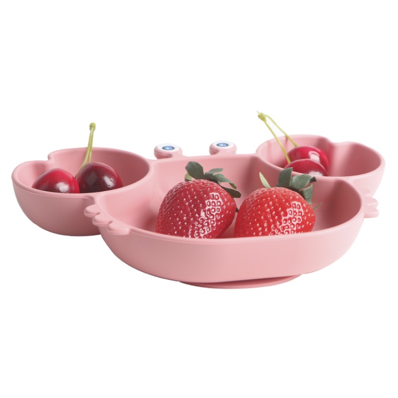 Baby Feeding Set Manufacturer - Hot Style Easy to Wash Non-Toxic Silicone Dish Plate Dishwasher Safe