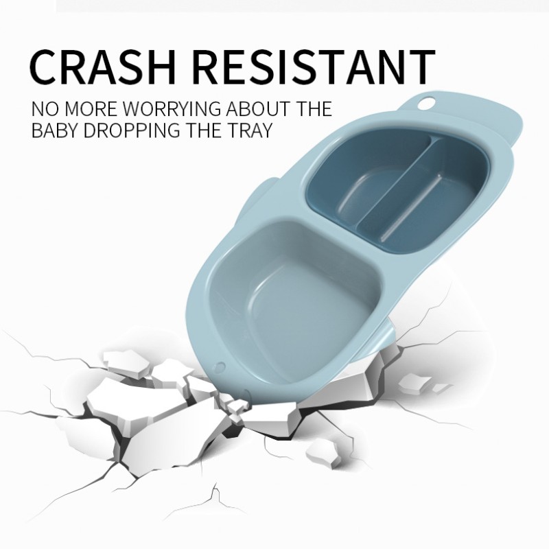 Kids Dining Plate Set Manufacturer - Grade Stable Stackable New Antifall Plastic Divided Dishes