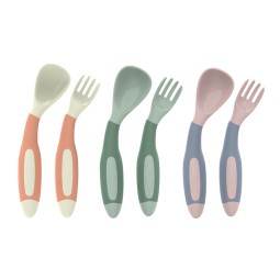 Silicone Baby Spoon Set Manufacturer - Hot Selling Customized Reusable Training Spoon for Kids