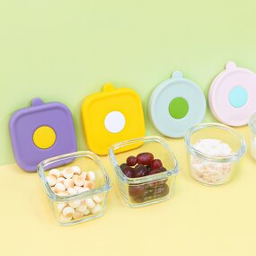 Baby Feeding Container Manufacturer - Customized 150ml BPA-Free Leakproof Multifunction Cartoon Snack Milk Powder Box