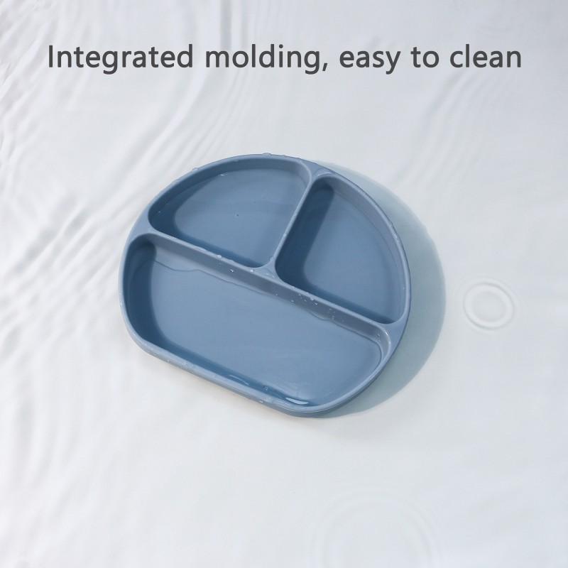 Silicone Dinner Plates Manufacturer - Manufacturer Wholesale Food Grade Divided Suction for Toddlers