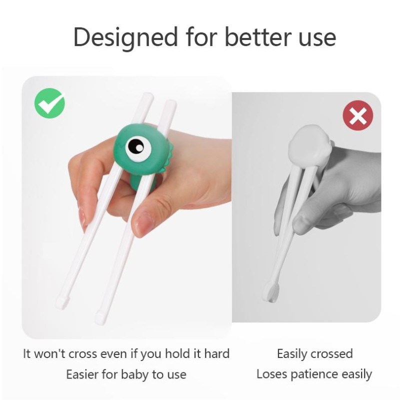 Baby Training Chopsticks Manufacturer - Custom Food Grade Silicone Plastic Learning Dining for Children