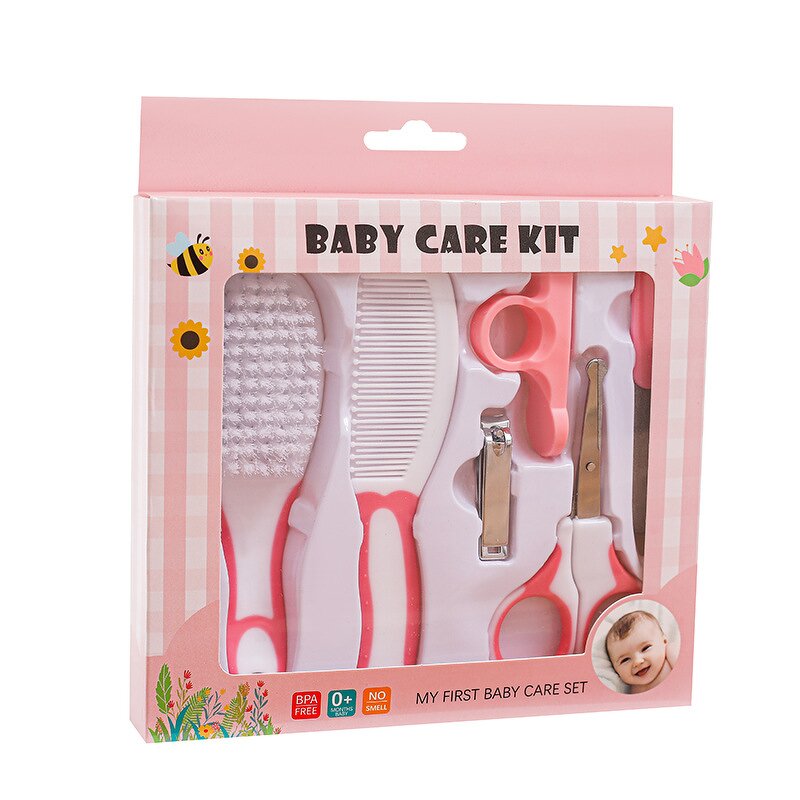 Baby Nursery Grooming Kit Manufacturer - New Professional Cute Stainless Steel Nail Cutter File Clipper Scissors Set