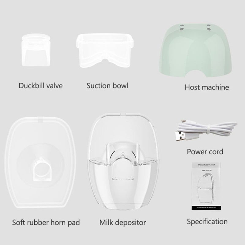 Electric Breast Milk Pump Manufacturer - Hot Sale Automatic Wireless Duckbill Valve Silicone Portable Hands Free