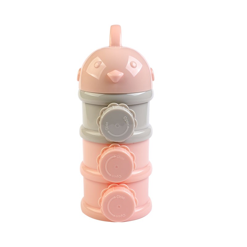 Baby Feeding Set Manufacturer - Wholesale Portable Cartoon Snack Container Formula Dispenser Milk Powder Box
