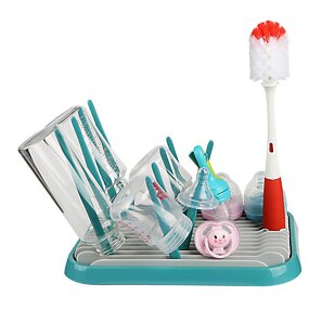 Baby Bottle Cleaning Brush Manufacturer - New Arrival Silicone Nipple Rotation Brush Glasses Cleaner Tools