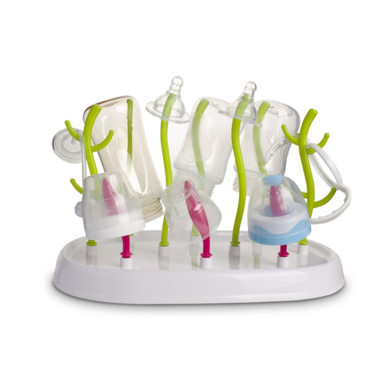 Baby Bottle Drying Stand Manufacturer - Hot Selling Print Pattern Foldable Kitchen Dryer Rack for 0-12 Months