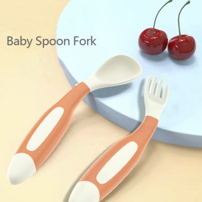 Baby Feeding Utensils Set Manufacturer - Best Selling Manufacture Bendable Spoon and Fork Tableware Set