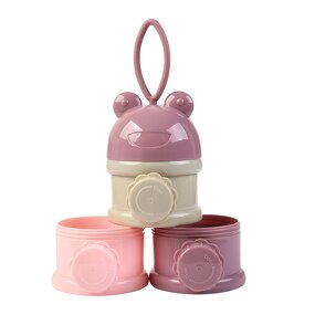 Infant Milk Powder Dispenser Manufacturer - Portable Stackable Storage Container PET Material Carton Pattern Type