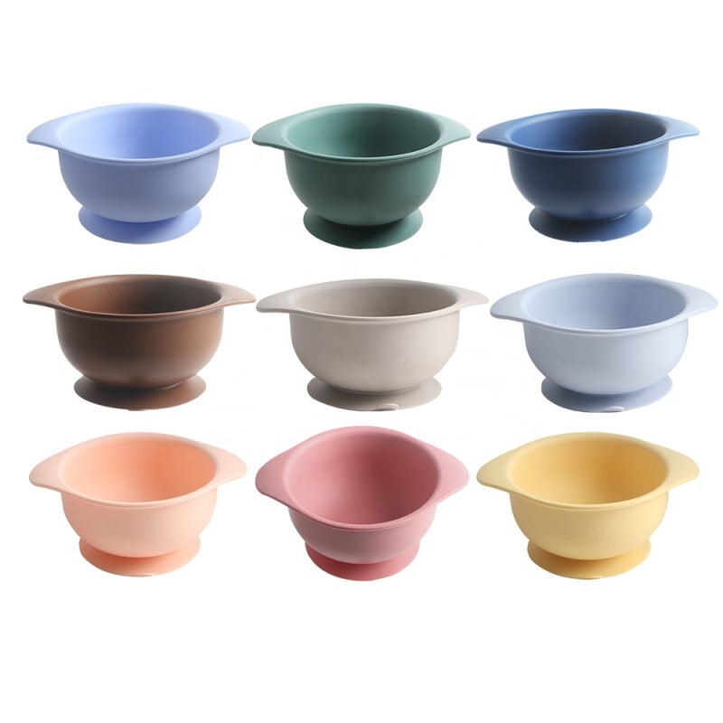 Eco Friendly Baby Bowl Set Manufacturer - Placemat Bowl Folding Bib Food Grade Silicone Bowl Mat Spoon