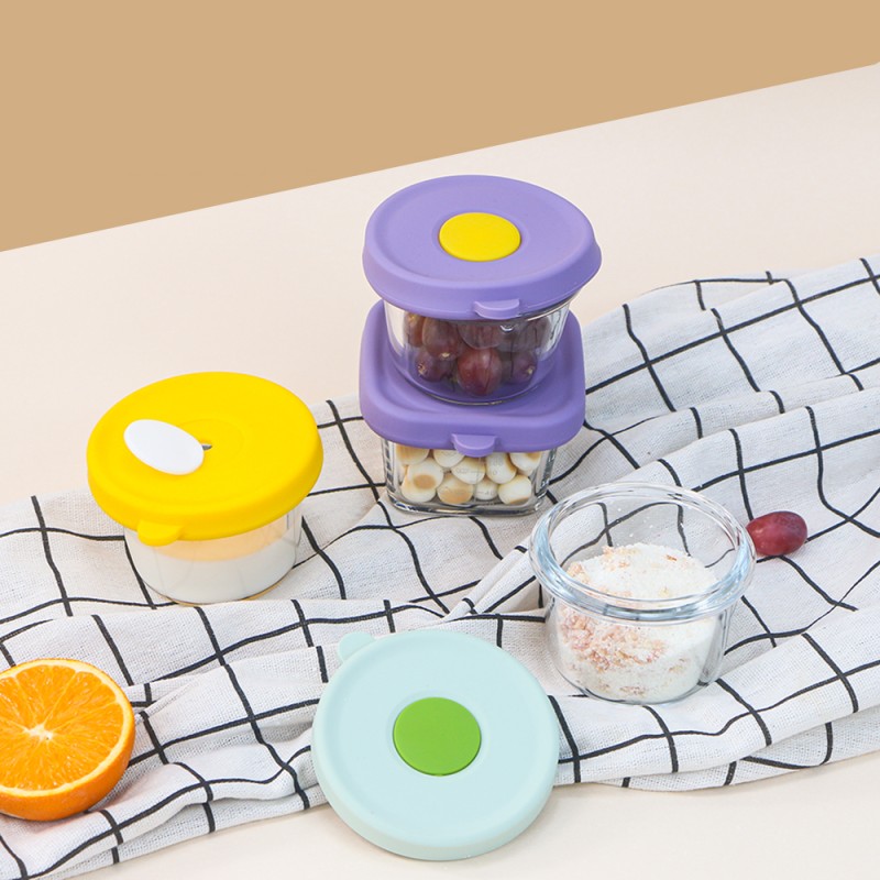 Baby Feeding Container Manufacturer - Customized 150ml BPA-Free Leakproof Multifunction Cartoon Snack Milk Powder Box