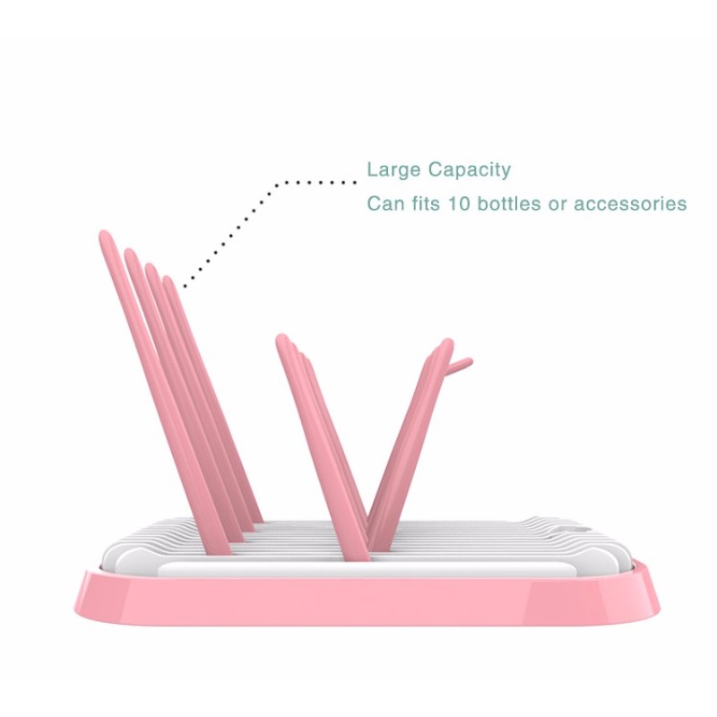 Baby Bottle Dryer Manufacturer - Custom Multi Function Foldable Portable Kitchen Drying Rack with Brush
