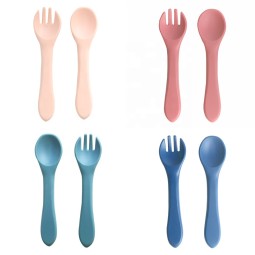 Toddler Fork Spoon Set Manufacturer - Manufacturer Wholesale Portable Plastic Stainless Steel with Box