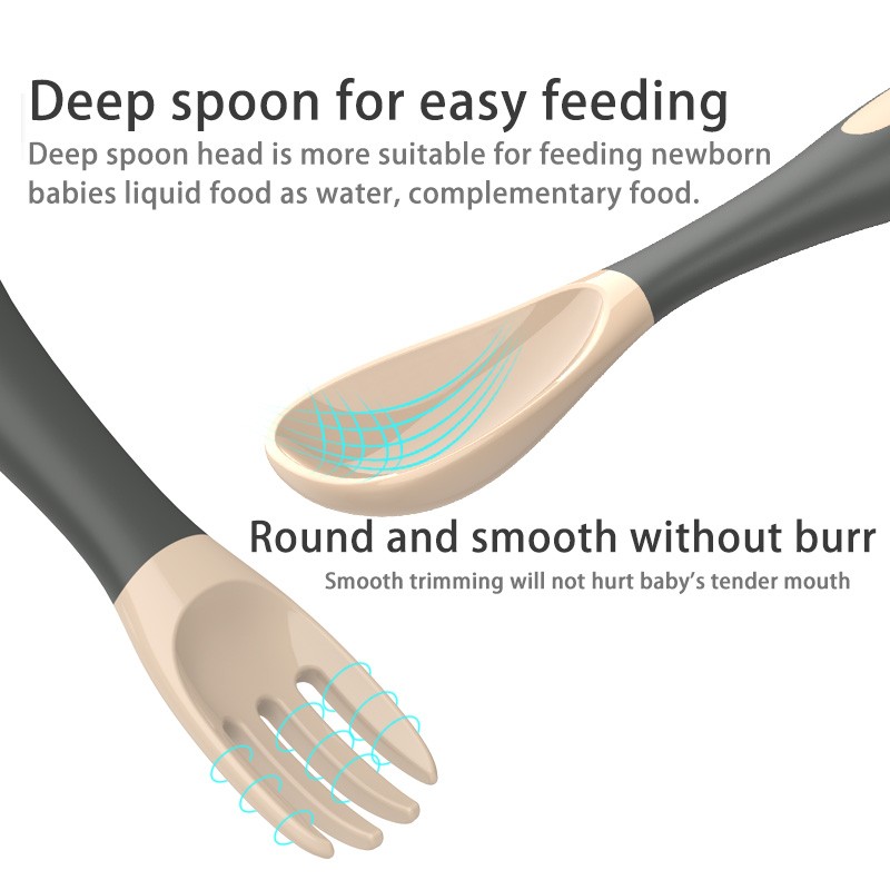 Baby Feeding Utensils Set Manufacturer - Best Selling Manufacture Bendable Spoon and Fork Tableware Set
