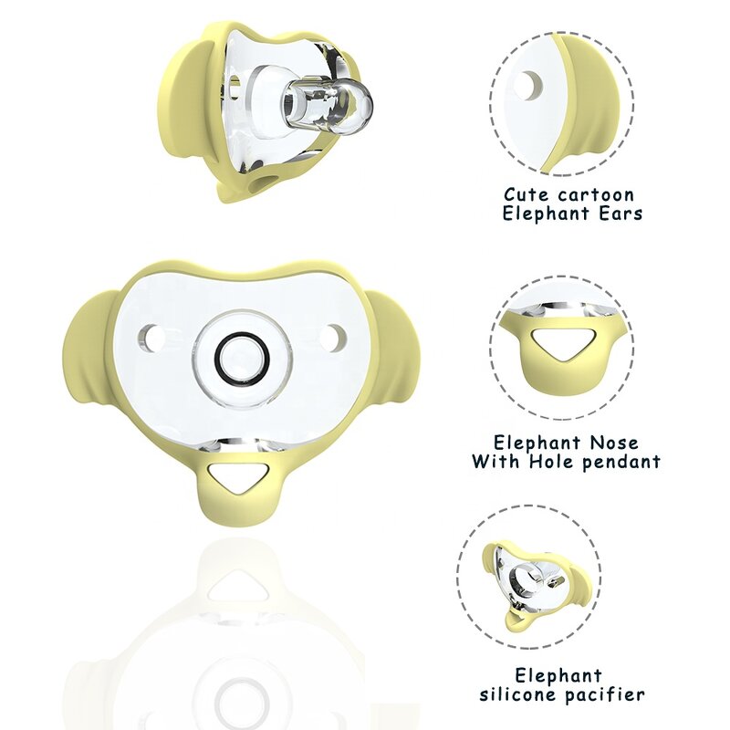 Silicone Pacifier Manufacturer - Wholesale Custom Funny Food-Grade Full Rubber Nipples 0-12 Months