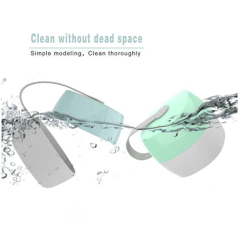 Pacifier Clips Holder Manufacturer - Portable BPA Free Silicone Teether Soother Box Case Chain Clip