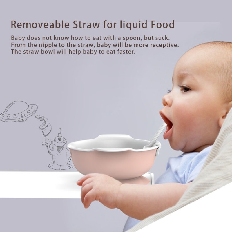 Anti Spill Feeding Bowls Manufacturer - Multifunction Plastic Suction Unbreakable with Lid for Baby